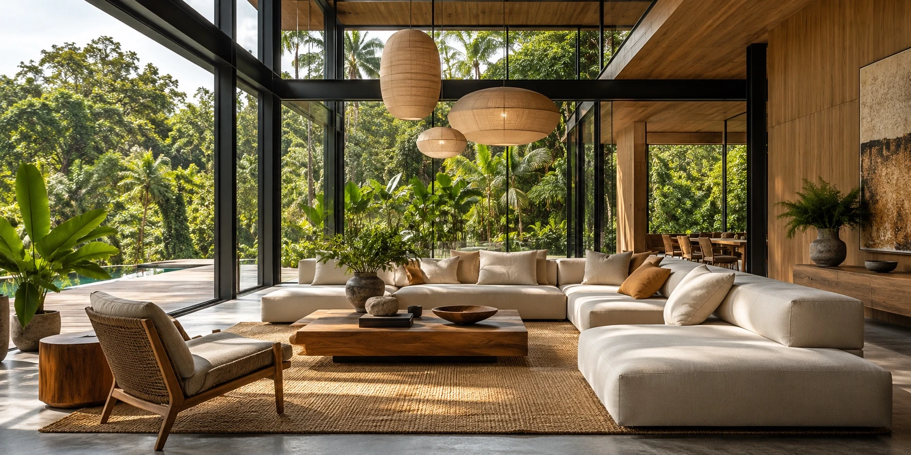 Interior contemporâneo conceitual